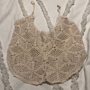 La Hearts Tops - LA Hearts Crochet Top La Hearts Tops - LA Hearts Crochet Top